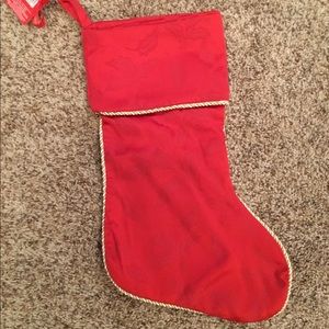 Lenox Red Stocking with gold piping - new with tags